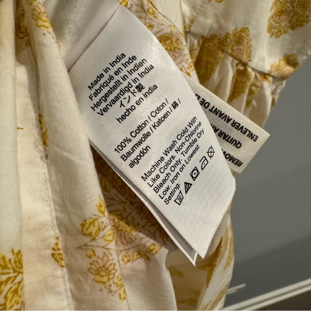 J. Crew Tie Back Tiered Midi Dress in Gathered Floral Block, Size 8 - Picture 13 of 14